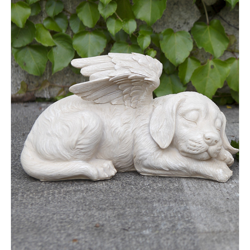 Sleeping Angel Dog with Wings - Same Day Delivery