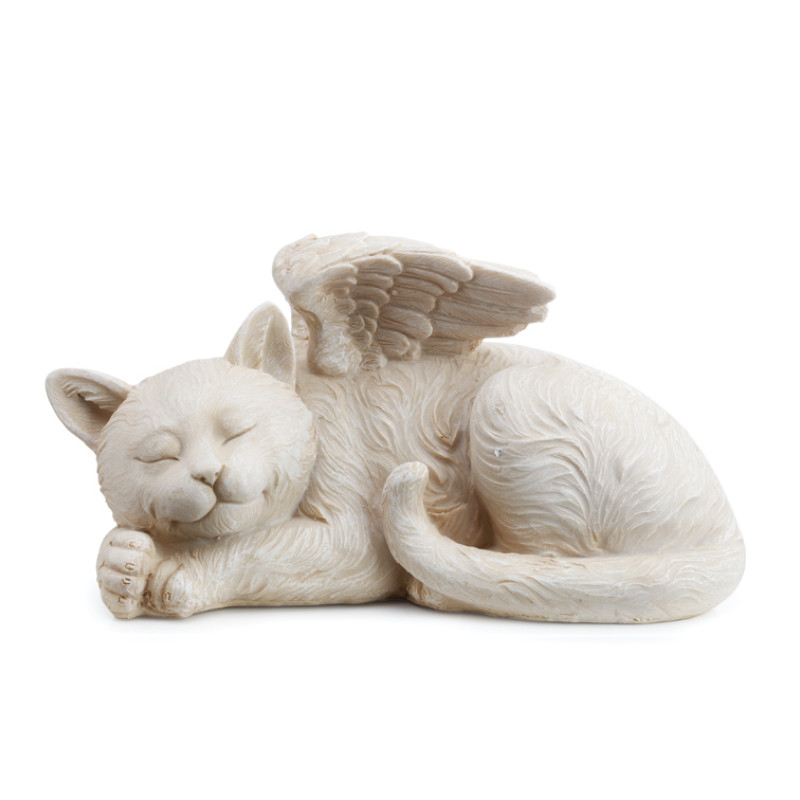 Sleeping Angel Cat With Wings - Same Day Delivery