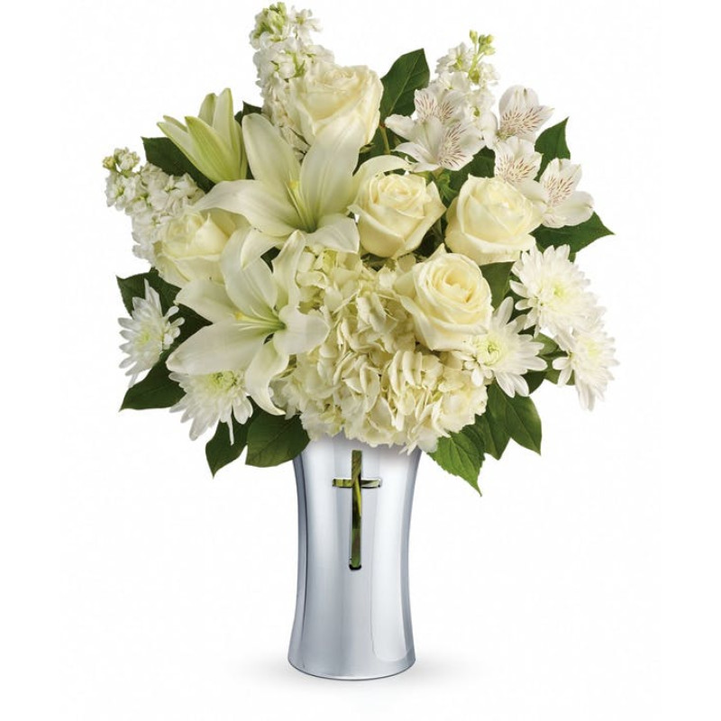 Shining Spirit Cross Bouquet - Same Day Delivery
