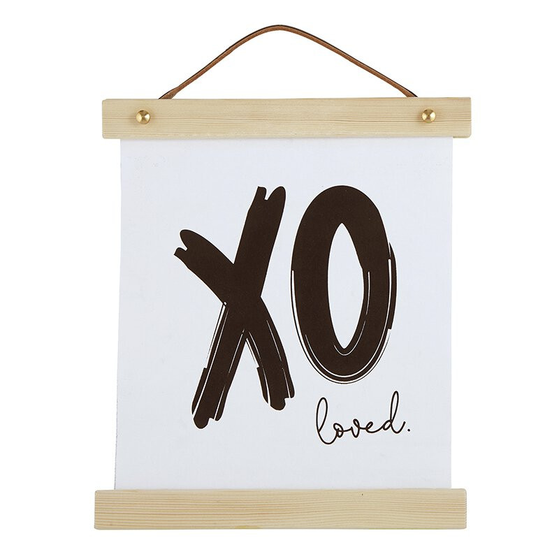 XO Loved Canvas Sign - Same Day Delivery