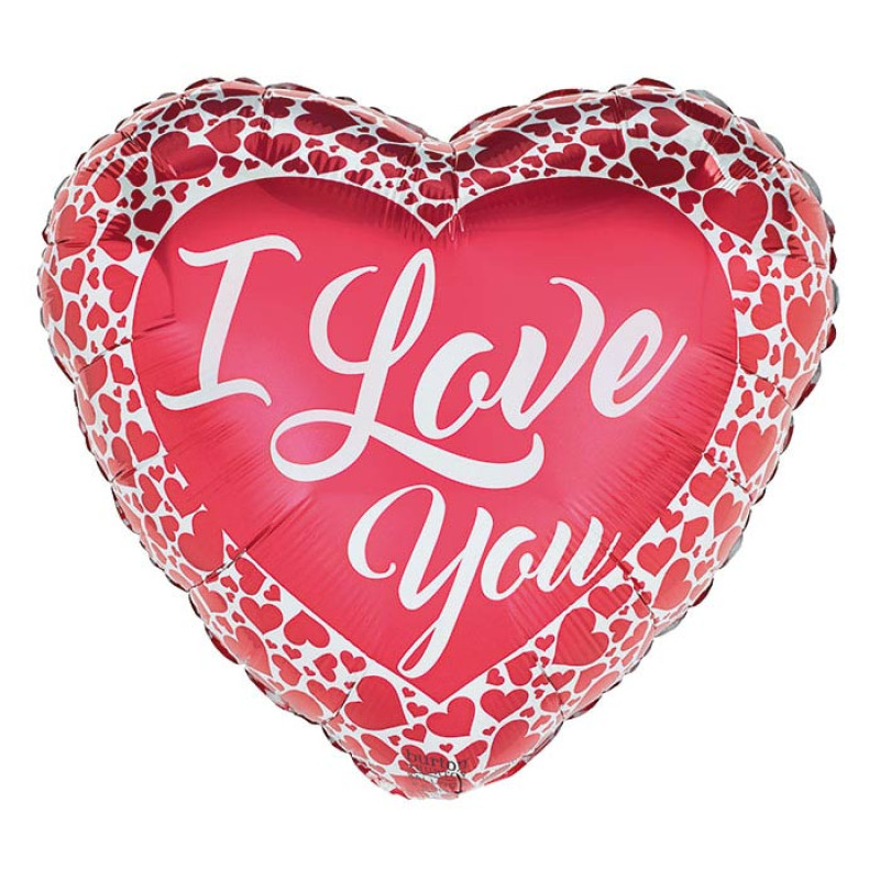 I Love You Mylar Balloon - Same Day Delivery