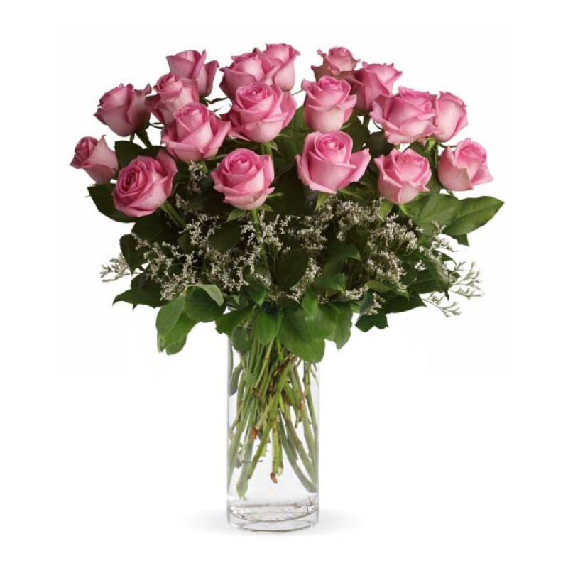 Pink Roses with Caspia - Same Day Delivery