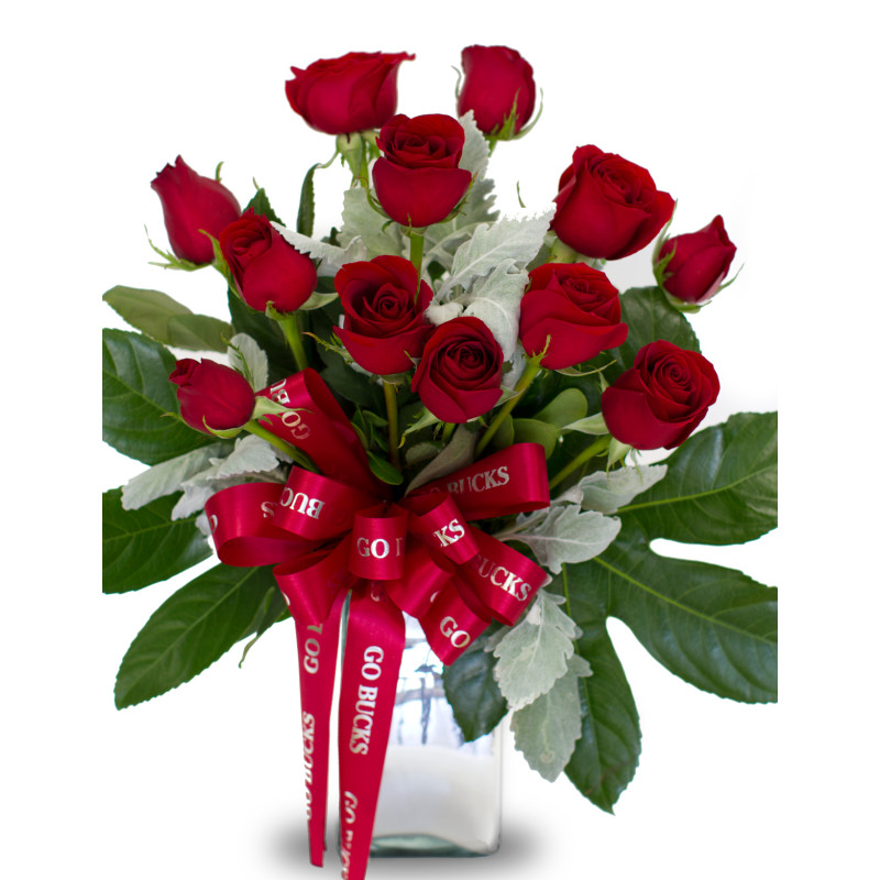 Buckeye Fan Roses - Same Day Delivery