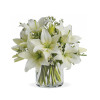 White Lily Bouquet: Traditional