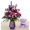 Purple Jewel: Add Roses and Purple Gelato Bear