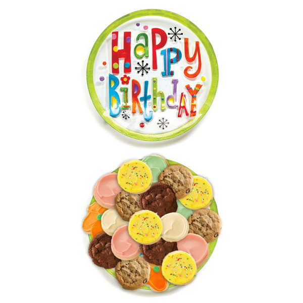 Cheryl's Cookies Birthday Plate