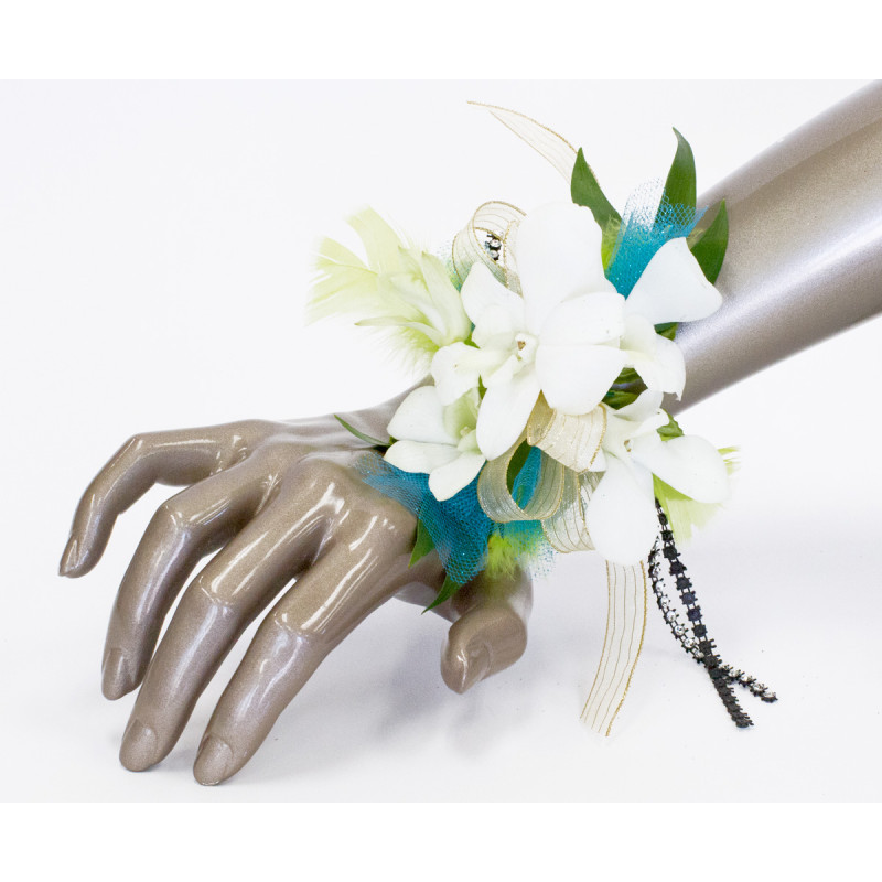Diva Line of Corsages - Tropical Night with Feathers - #1 Florist in ...