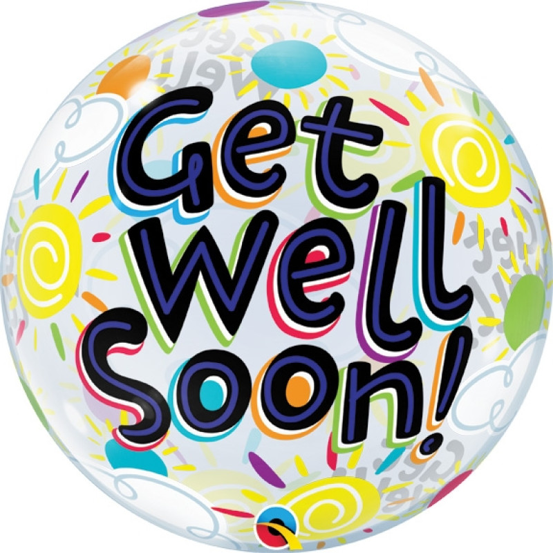 Get Well Soon Mylar Balloon - Same Day Delivery