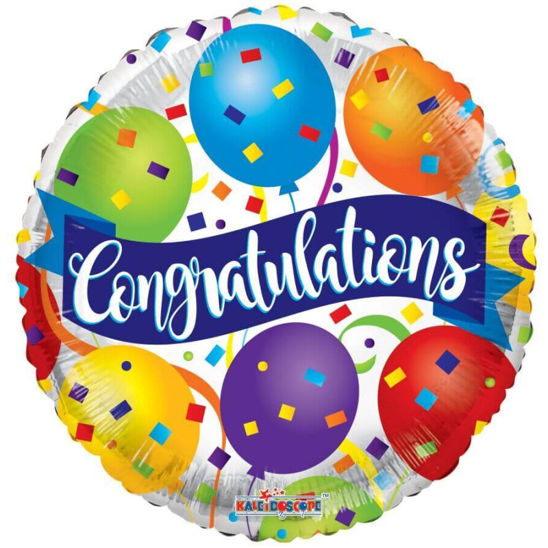 Congratulations Mylar Balloon - Same Day Delivery
