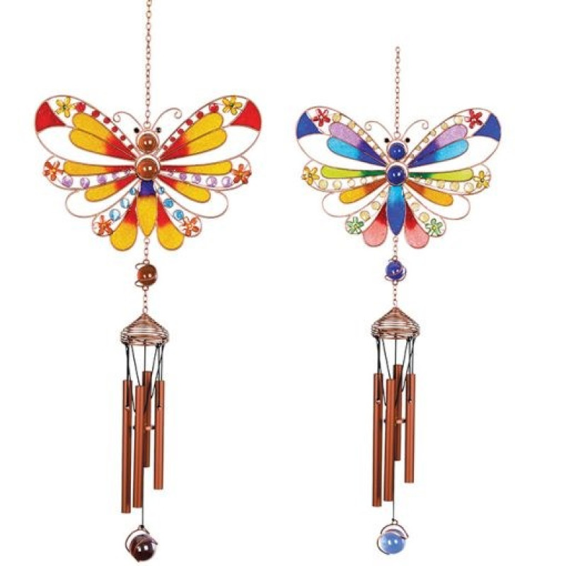 Butterfly Suncatcher Garden Chime - Same Day Delivery