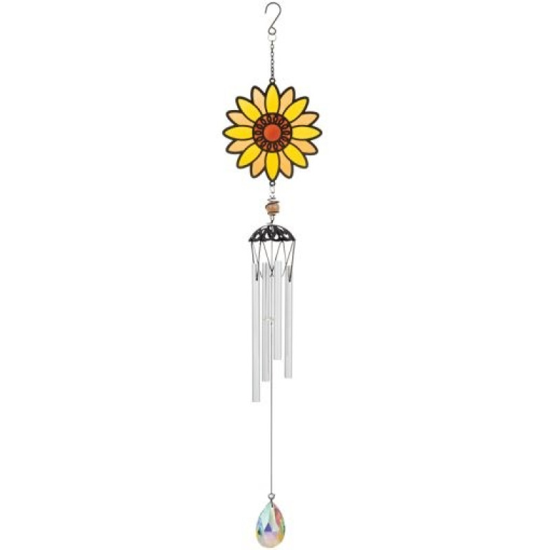 Sunflower Suncatcher Chime - Same Day Delivery