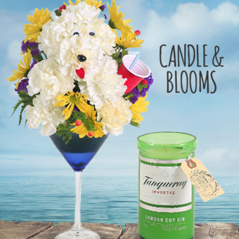Doggone Hangover & Candle Gift Set - Same Day Delivery