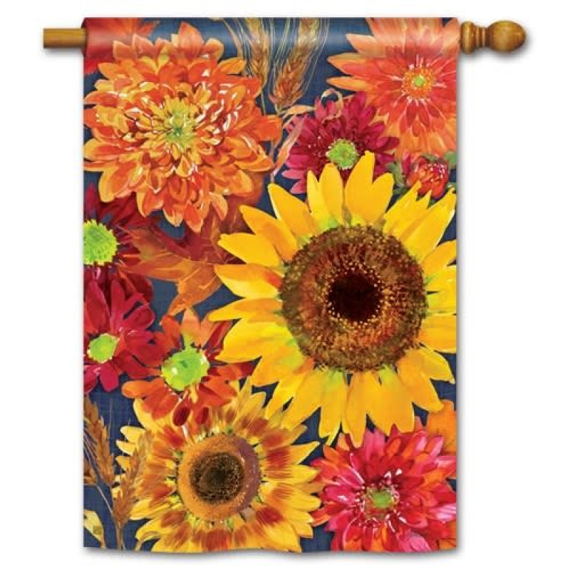 Autumn Toss House Flag - Same Day Delivery