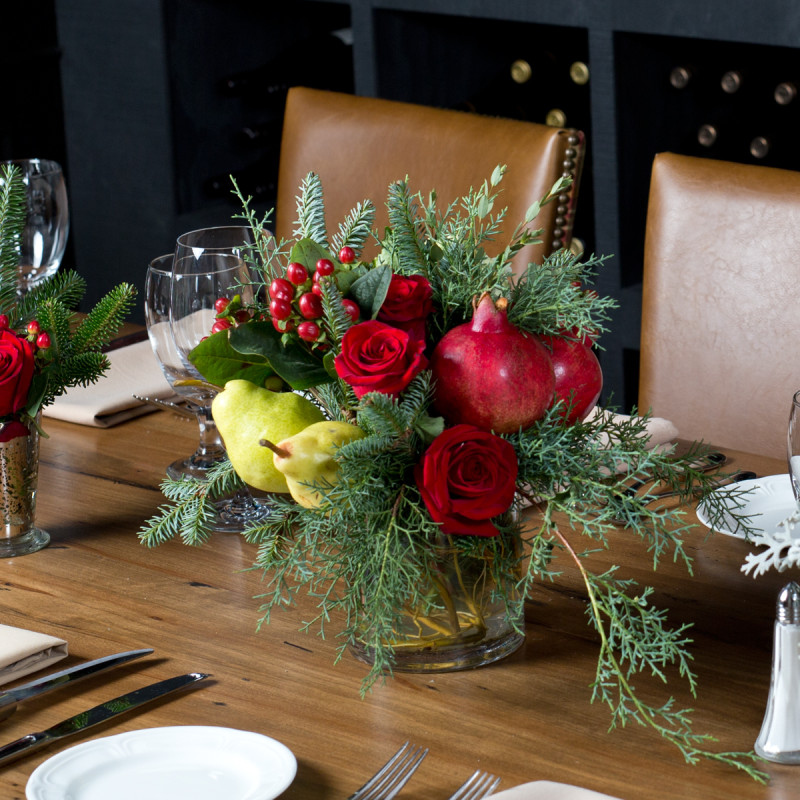 Contemporary Christmas Tabletop LS - Same Day Delivery