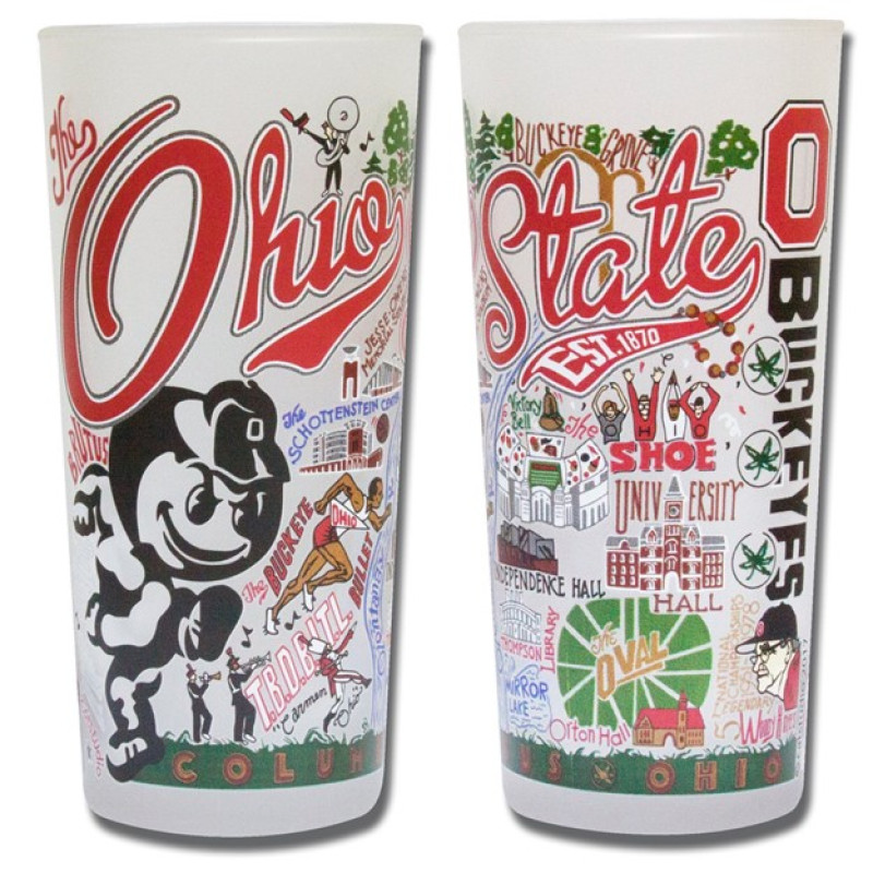 Ohio State Drinking Glass - Same Day Delivery