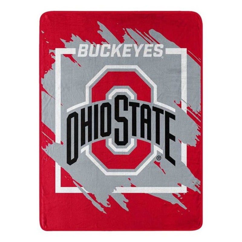 Ohio State Super Plush Throw Blanket - Same Day Delivery
