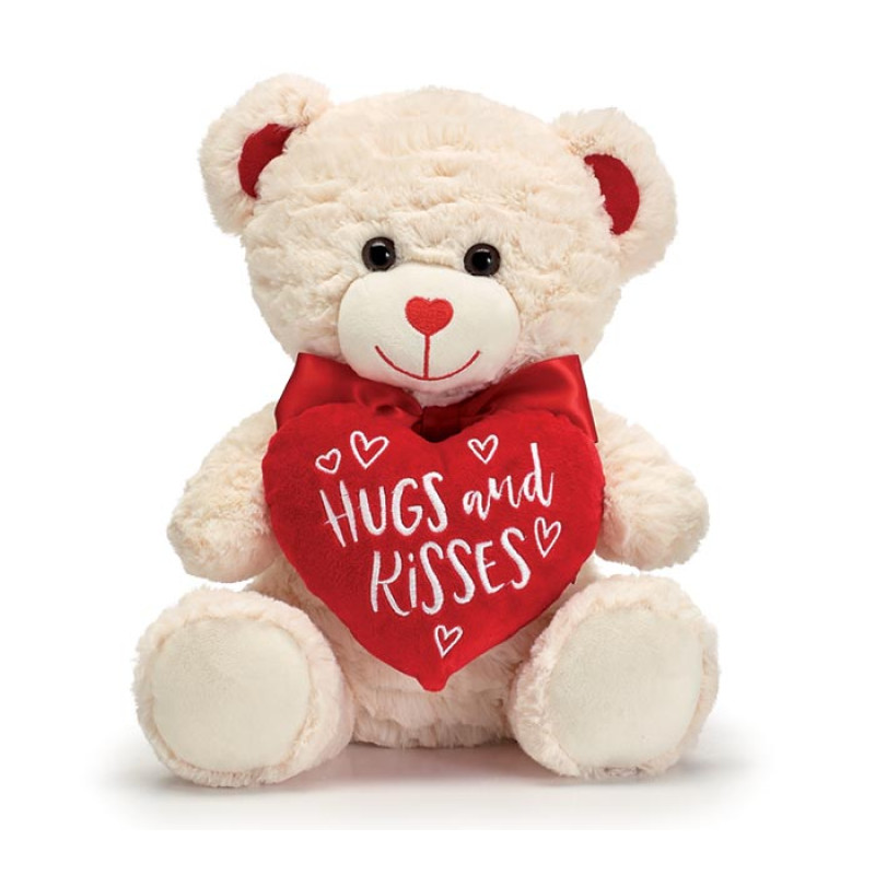Hugs and Kisses Teddy Bear - Same Day Delivery