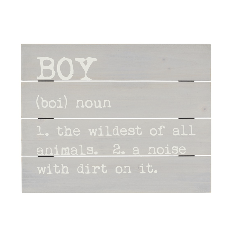 Baby Boy Wooden Sign - Same Day Delivery