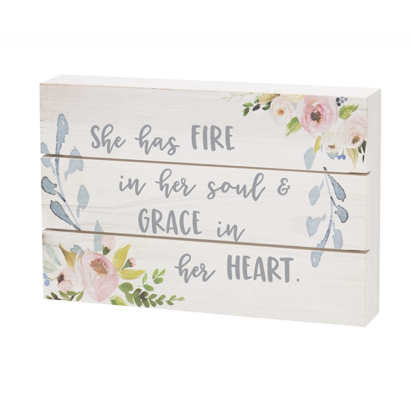 Grace In Her Heart Box Sign - Same Day Delivery