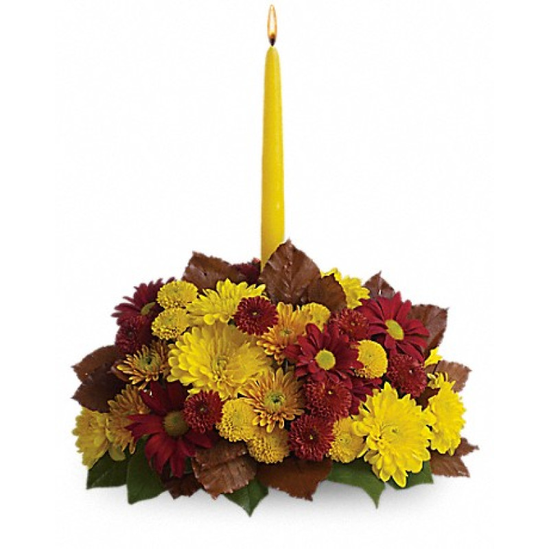 Harvest Happiness Centerpiece - Same Day Delivery