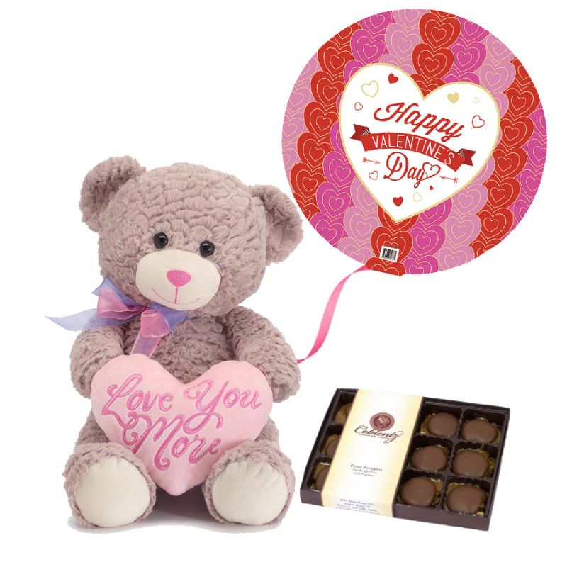 Teddy Bear Love  Package - Same Day Delivery