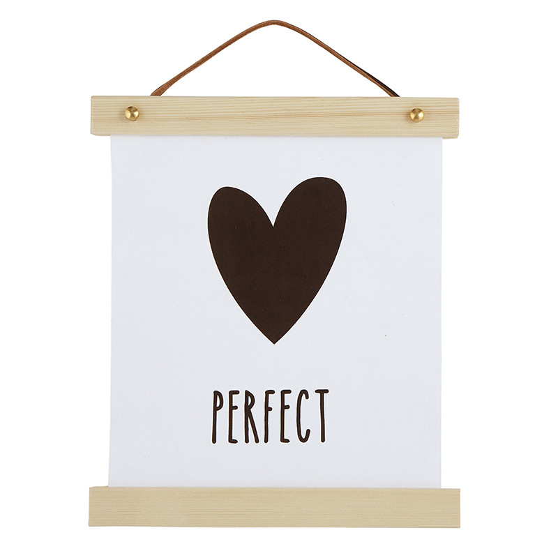 Perfect Heart Canvas Sign - Same Day Delivery