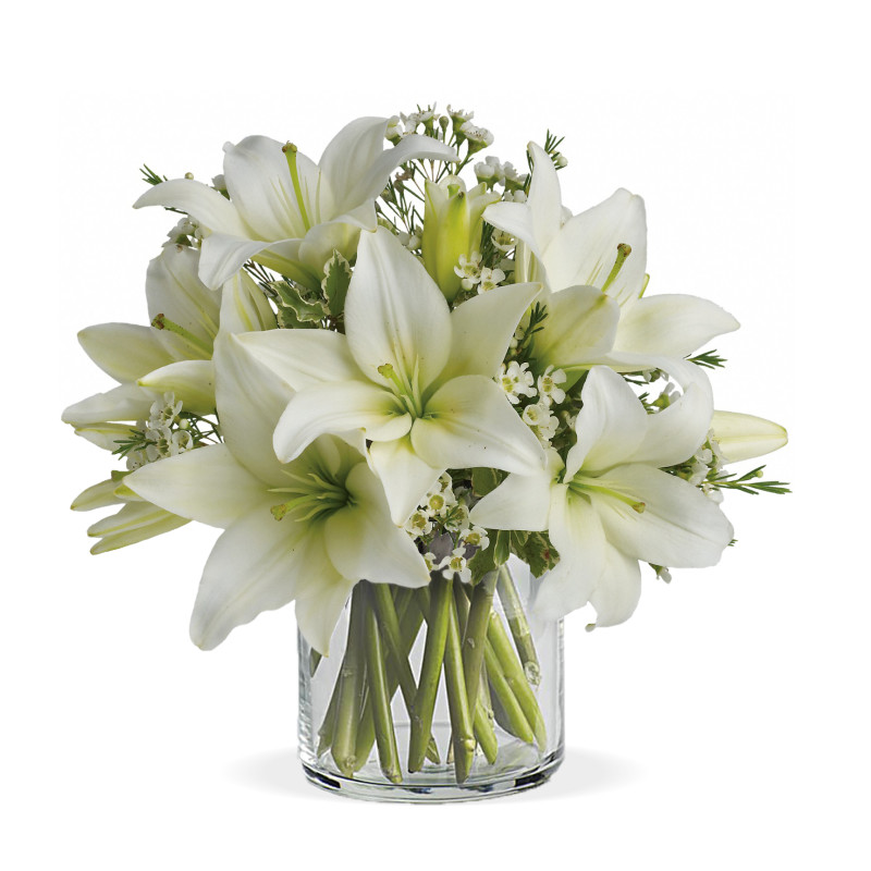 White Lily Bouquet - Same Day Delivery