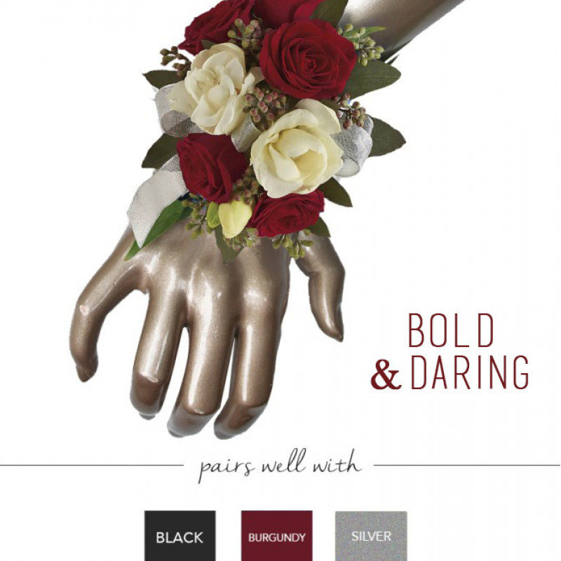 Bold & Daring Wrist Corsage - Same Day Delivery