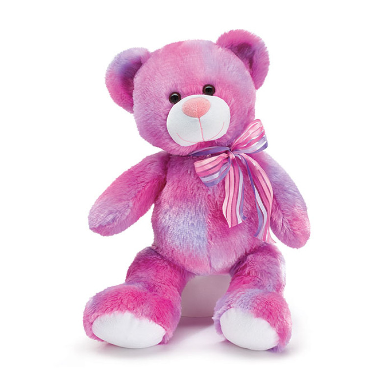 Pink Splash Teddy Bear - Same Day Delivery