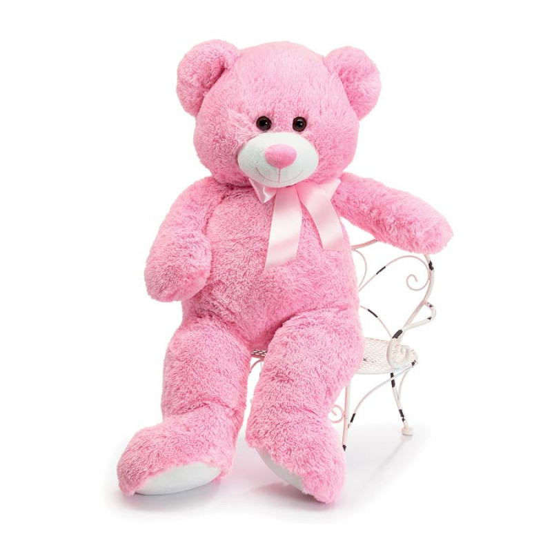 Pink Blushing 36 Inch Bear  - Same Day Delivery