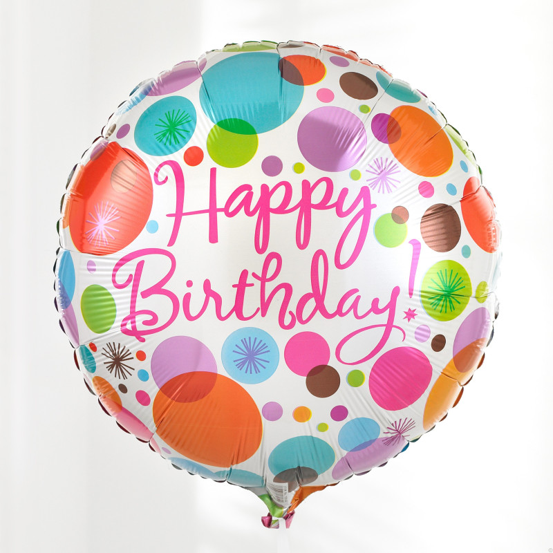 Happy Birthday Mylar Balloon - Same Day Delivery