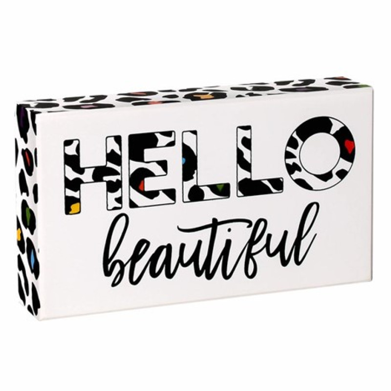 Hello Beautiful Box Sign - Same Day Delivery