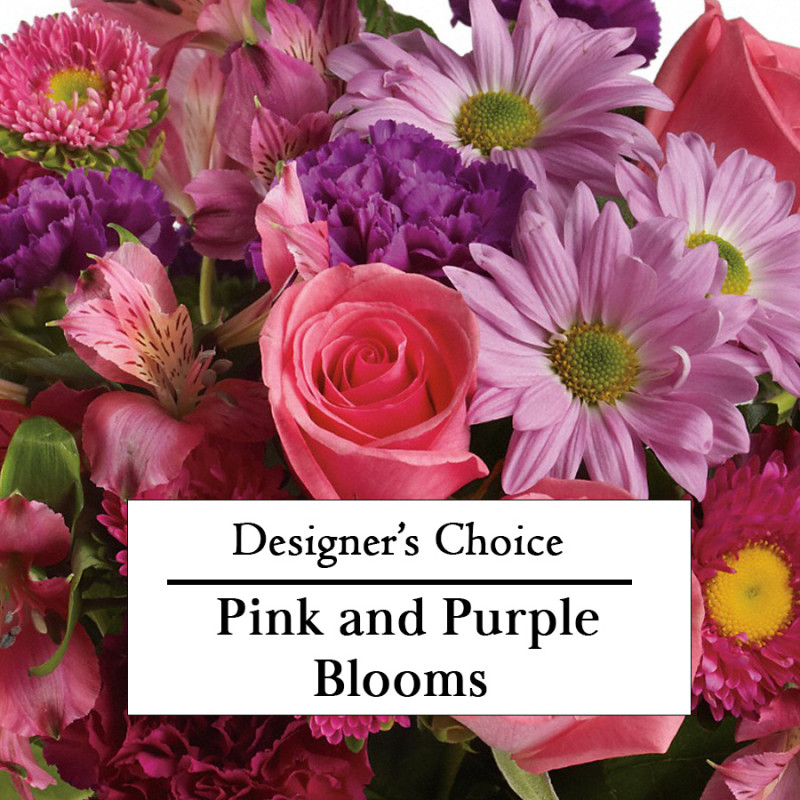 Pinks and Purples Designer Choice - Same Day Delivery