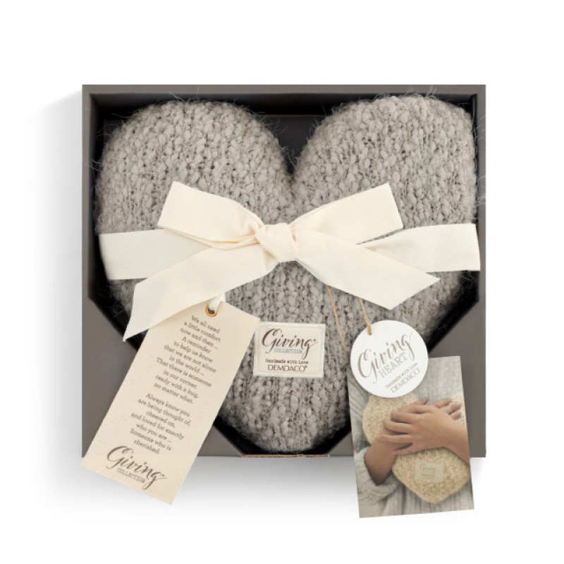 Giving Heart Taupe - Same Day Delivery