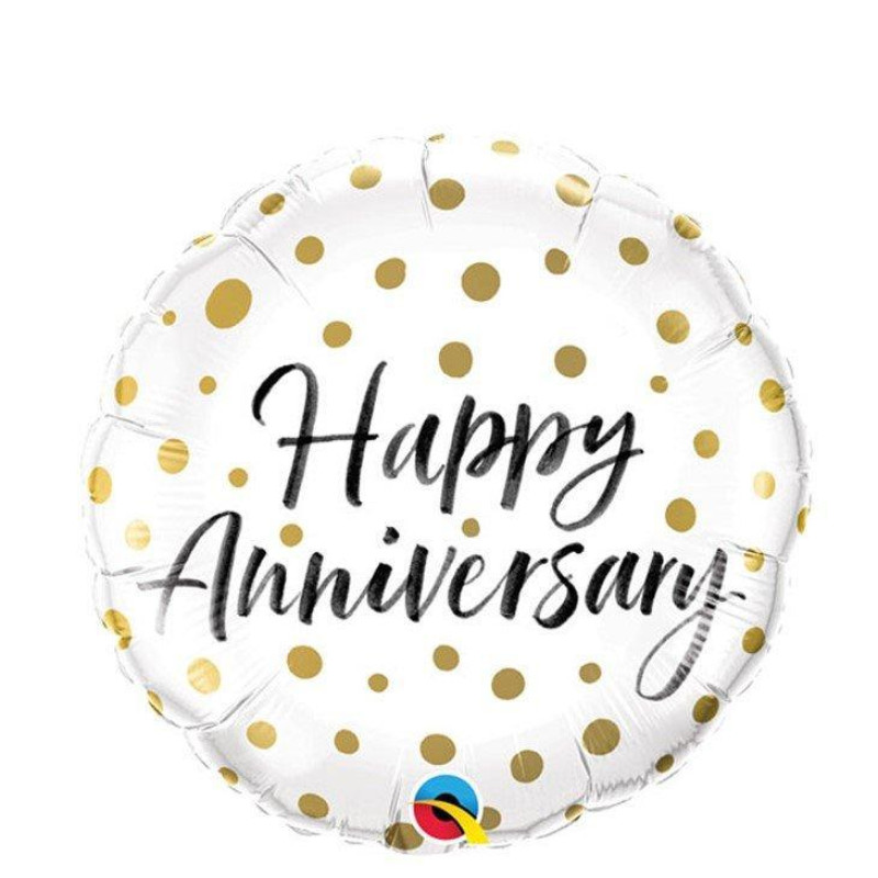 Happy Anniversary Mylar Balloon - Same Day Delivery