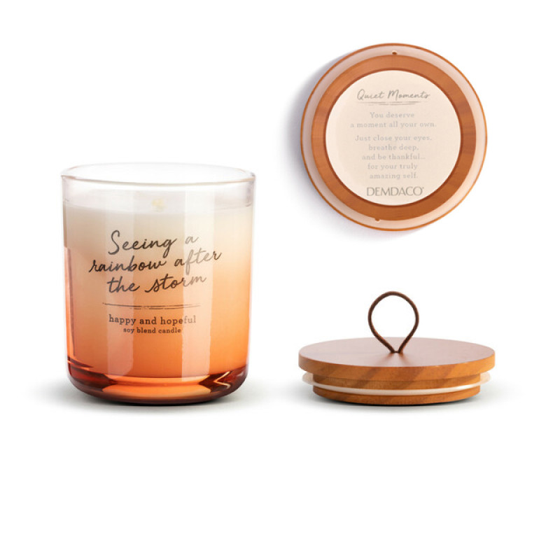 Rainbow After the Storm  Demdaco Candle  - Same Day Delivery