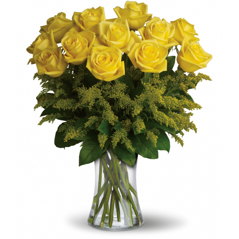 Golden Days Yellow Rose Bouquet - Same Day Delivery