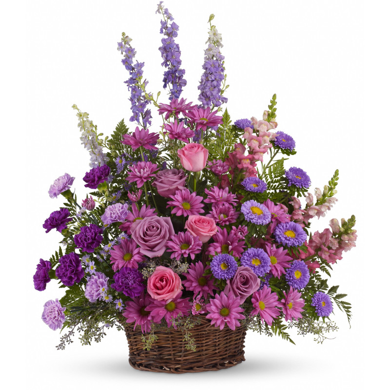 Gracious Lavender Basket - Same Day Delivery