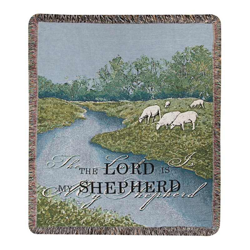 The Lord Is My Shepherd Throw Blanket - Same Day Delivery