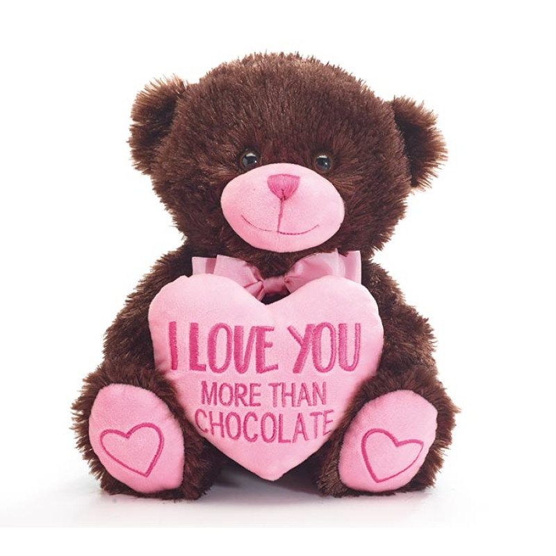 I Love You More Than Chocolate Bear - Same Day Delivery