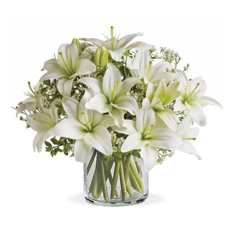 White Lily Bouquet - Same Day Delivery