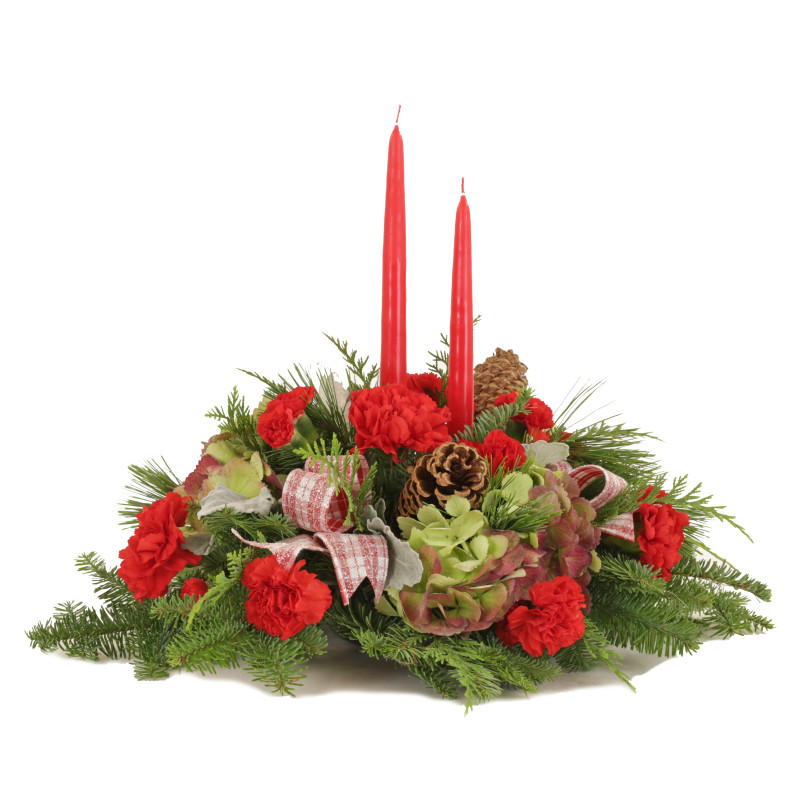 Winter Glow Centerpiece  - Same Day Delivery
