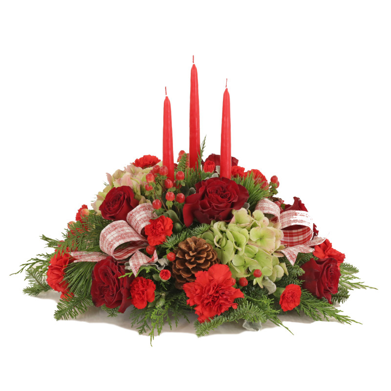 Winter Glow Centerpiece  - Same Day Delivery