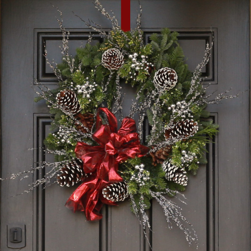Dazzling Luxury Wreath - Same Day Delivery