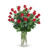Two Dozen Roses Arranged in a Vase: Traditional