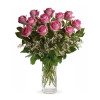 Pink Roses with Caspia: Traditional