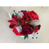 Red Riches Corsage: Traditional